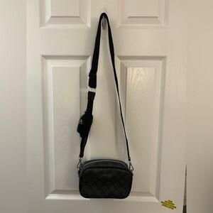 Nine West Black Patterned Crossbody Bag